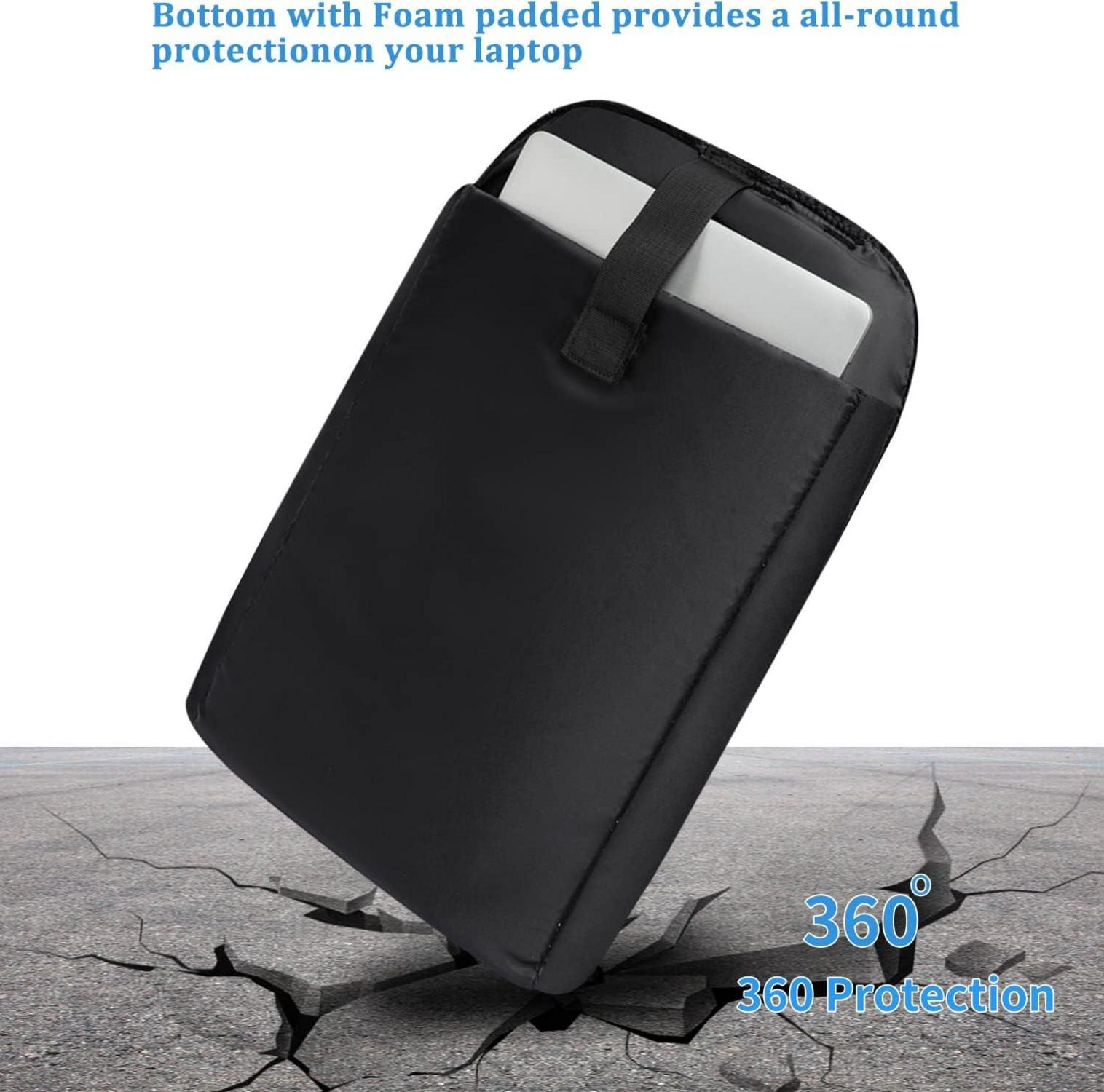 Extra Groß Rucksack Herren 55L 18.4 Zoll Laptop USB Ladeanschluss