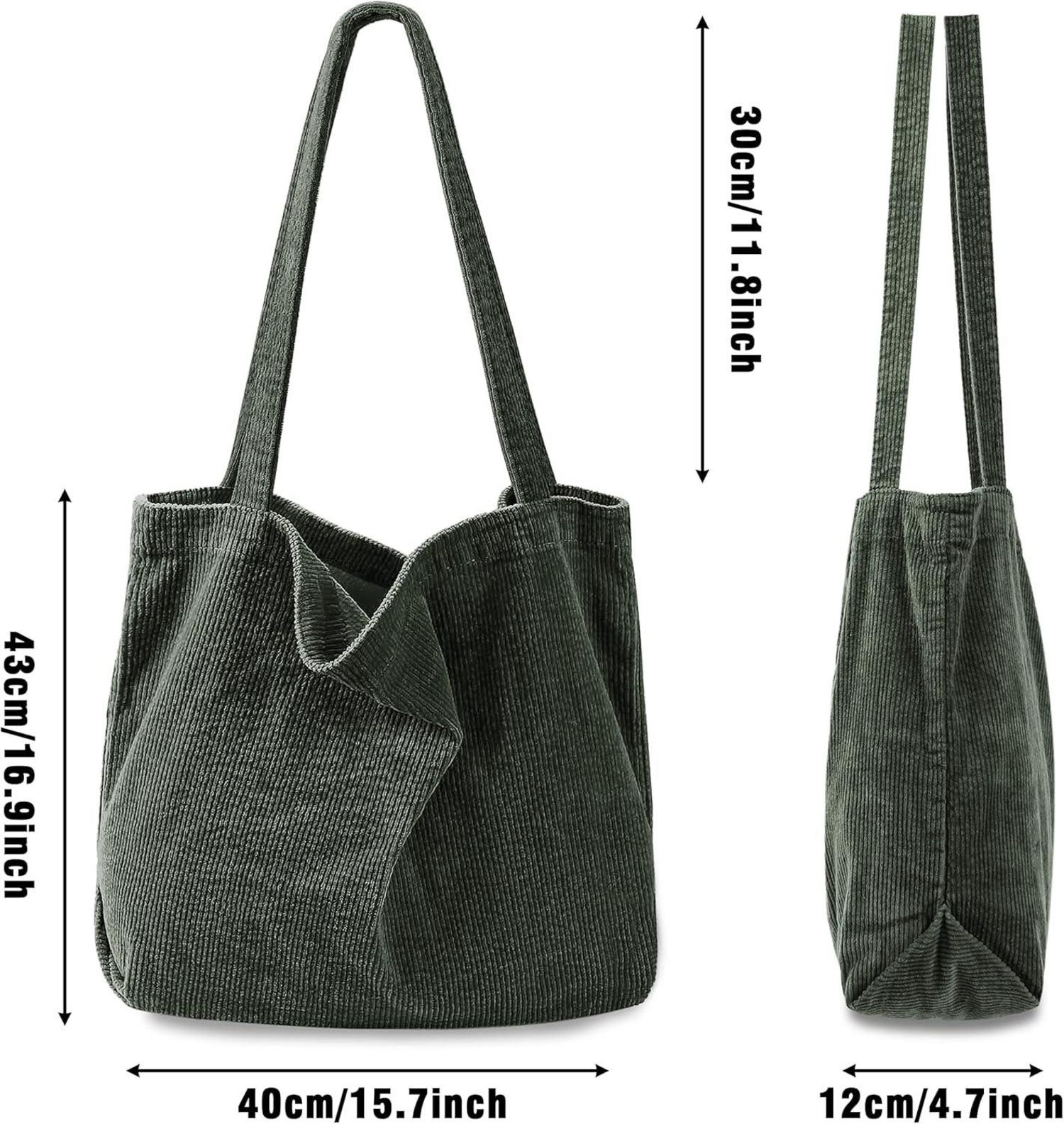 Captain Blues Cord Umhängetasche Damen Groß Tote Bag für