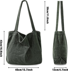 Captain Blues Cord Umhängetasche Damen Groß Tote Bag für