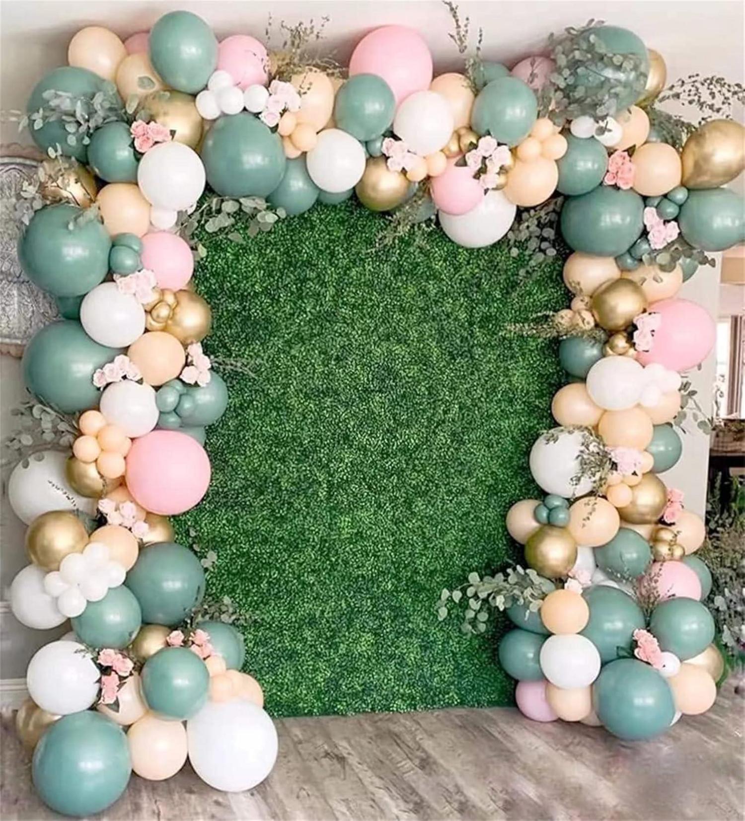 Grüne Ballon Girlande Set 120 Stück für Geburtstag Hochzeit Party deco