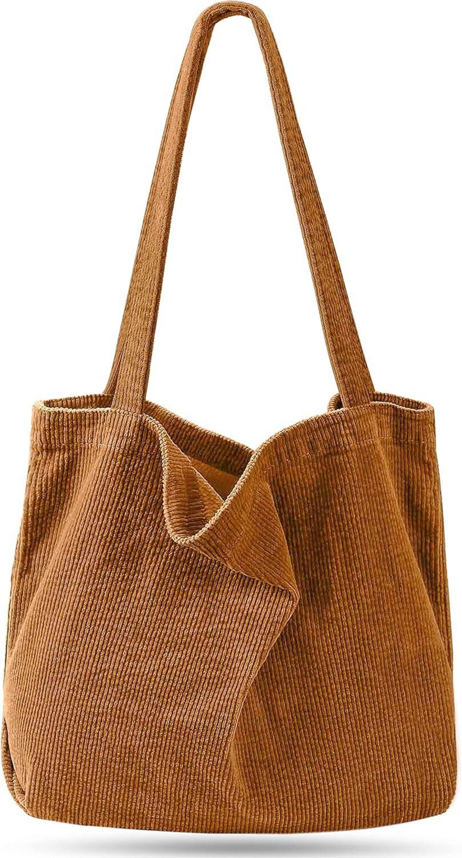 Große Damen Cord Umhängetasche Shopper Schultertasche Tote Bag