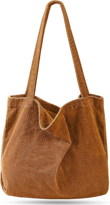 Große Damen Cord Umhängetasche Shopper Schultertasche Tote Bag