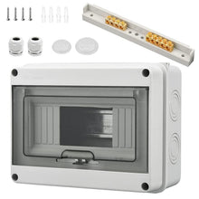 Sicherungskasten Aufputz IP65-1 Reihig 8 Module Feuchtraum