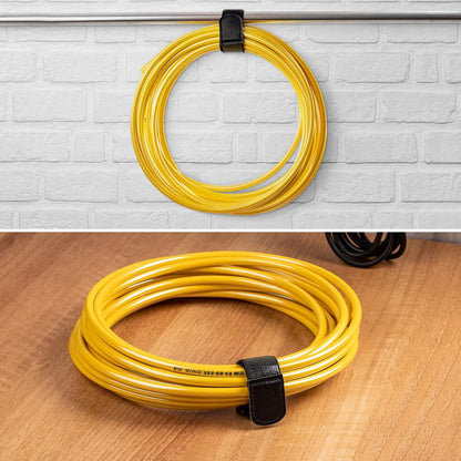 Elastische Klettbänder 23x3cm mit Schnalle (10er Pack) – Vielseitige Packriemen