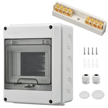 Sicherungskasten Aufputz IP65-1 Reihig 5 Module Feuchtraum