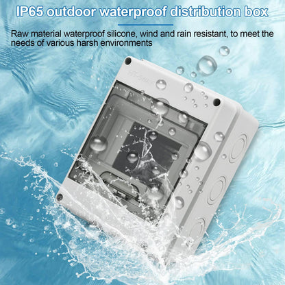 Sicherungskasten Aufputz IP65-1 Reihig-5 Module 160*120*93mm ABS-Harz Feuchtraum