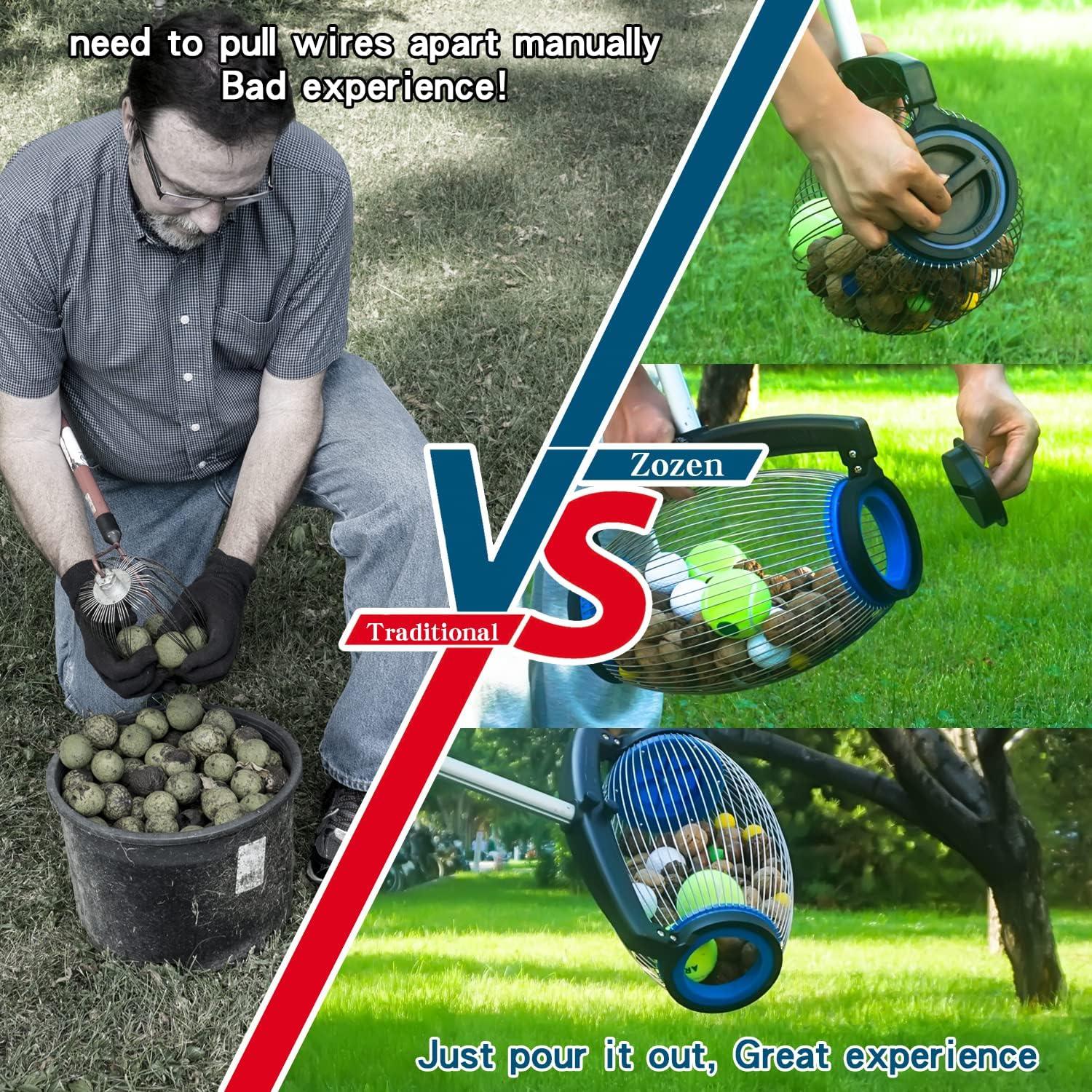 Nusssammler Walnuss Sammler für Hickory Kastanien Golfbälle