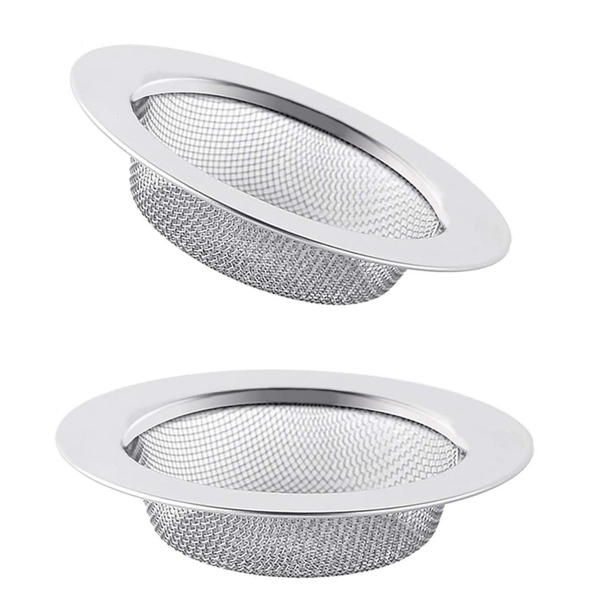 Abflusssieb Dusche Edelstahl - 2er Set, Ø7,8cm