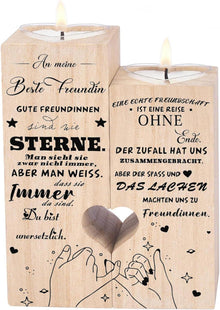 Beste Freundin Kerzenhalter Geburtstagsgeschenk Weihnachtskerze