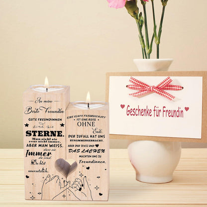 Beste Freundin Kerzenhalter Geburtstagsgeschenk Weihnachtskerze