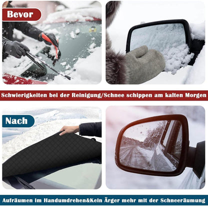 Frontscheibenabdeckung mit Seitenspiegelabdeckung, 4 Schicht Dicker