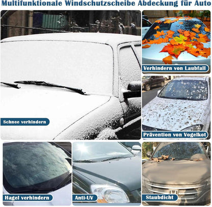Frontscheibenabdeckung 4 Schicht Winter Auto Abdeckung Gegen Schnee