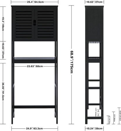Bad Regal Toilette Bambus Toilettenständer Platzsparer 3-Tier Rack