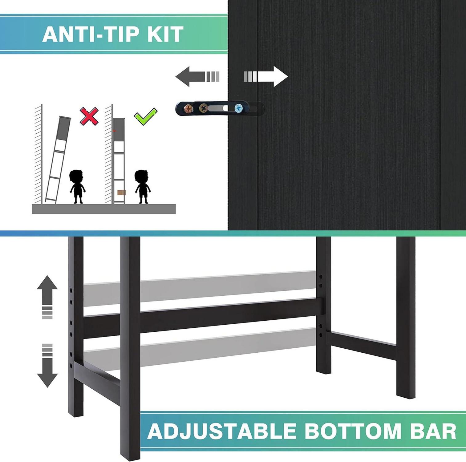 Bad Lagerung Regal Bambus Platzsparer Organizer 3-Tier verstellbar