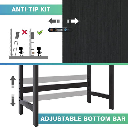 Bad Lagerung Regal Bambus Platzsparer Organizer 3-Tier verstellbar