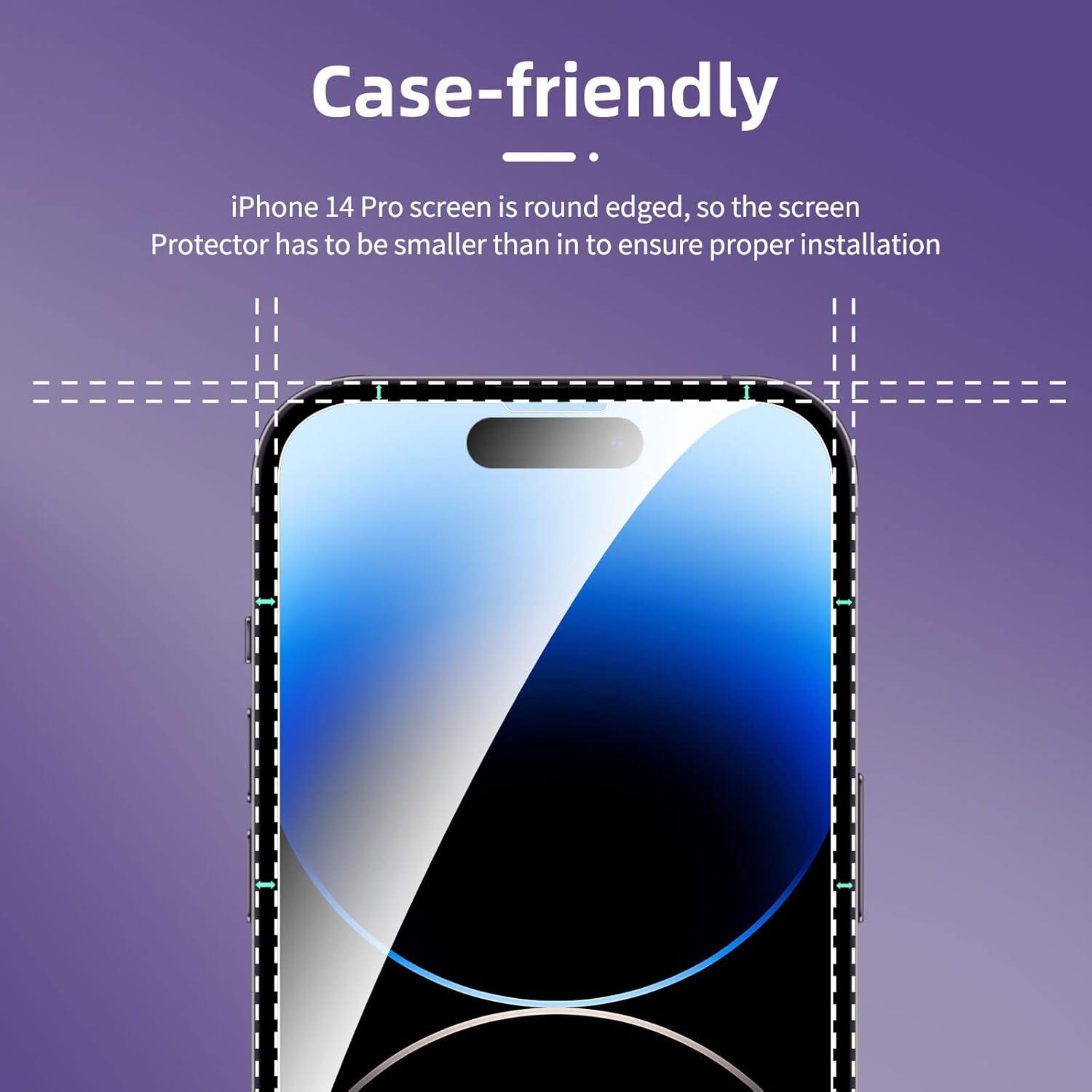 Panzer Schutz Glas Set für iPhone 14 Pro (6,1'')- kratzfest - extrem