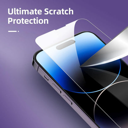 Panzer Schutzglas iPhone 14 Pro 6,1'' + Kamera Kameraschutz 4er Set