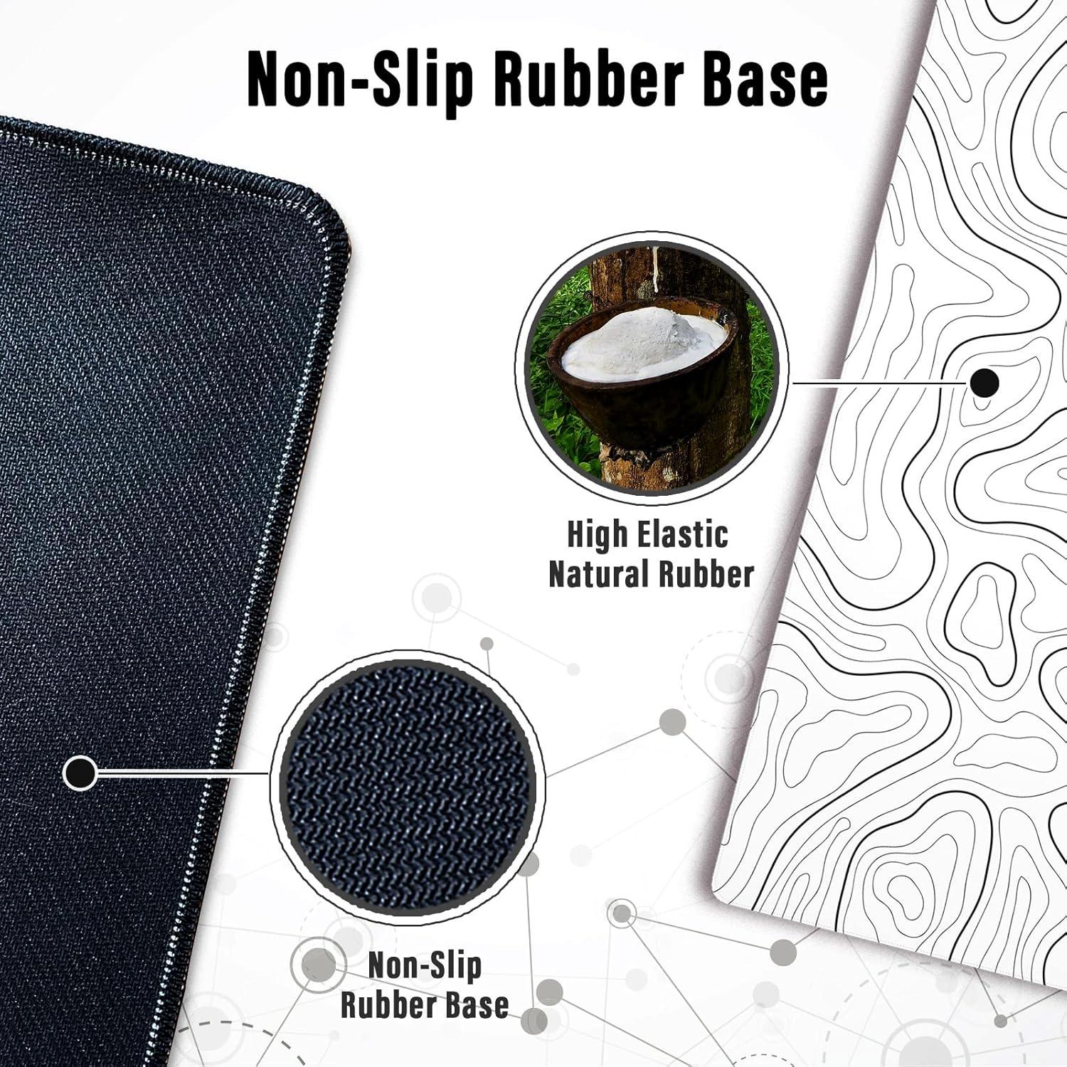 Ovenbird XL Gaming Mauspad topografische Karten rutschfeste Unterseite