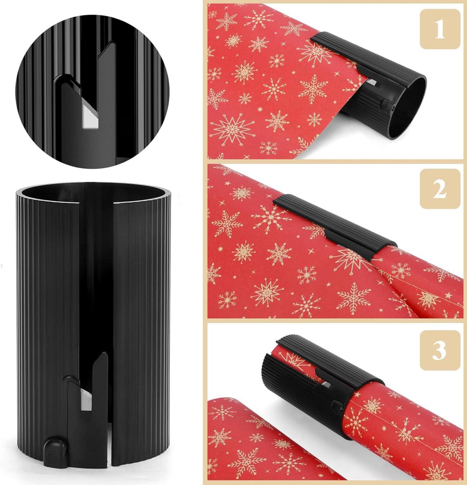 Geschenkpapierschneider mit Austauschbaren Klingen und Rollenhalter