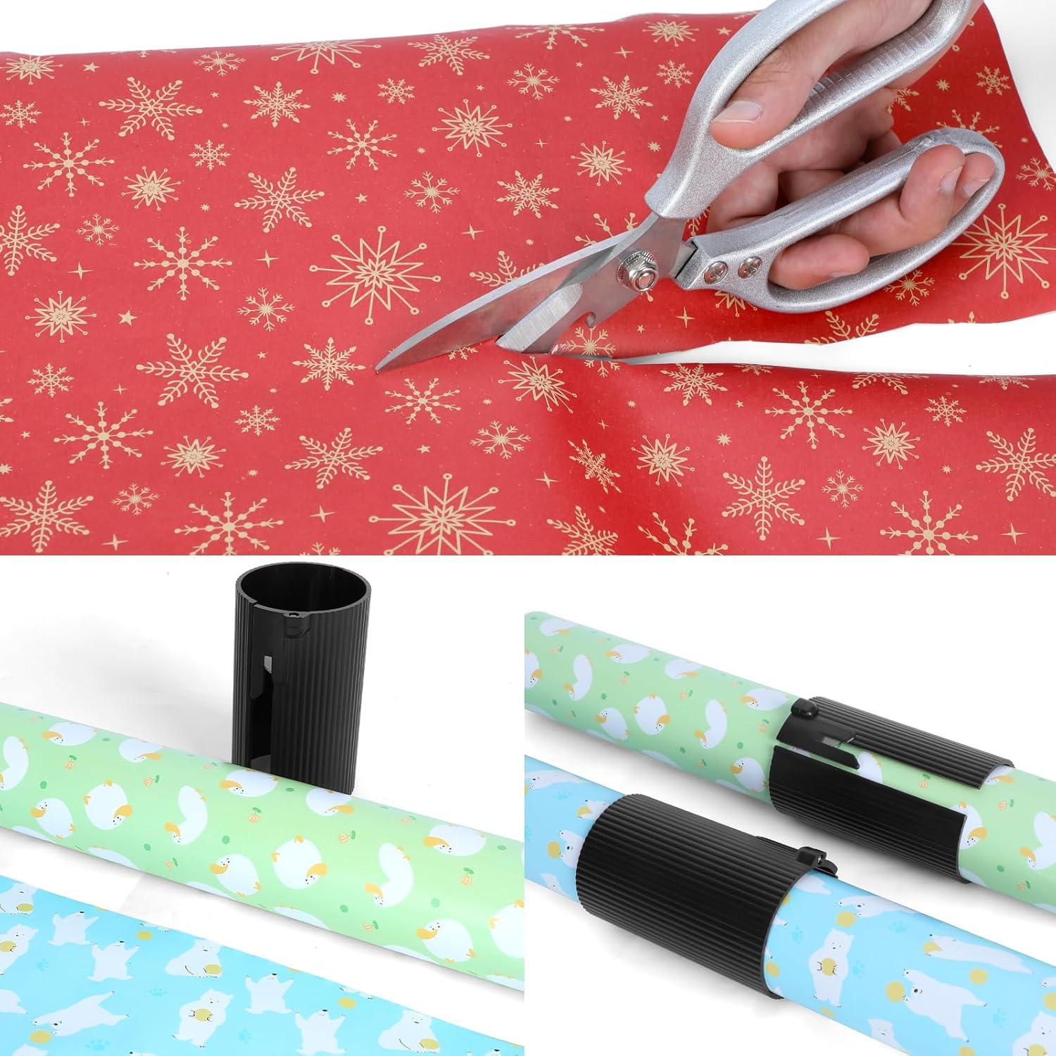 Geschenkpapier Schneider Weihnacht Basteln 2 Rollen 4 Klingen