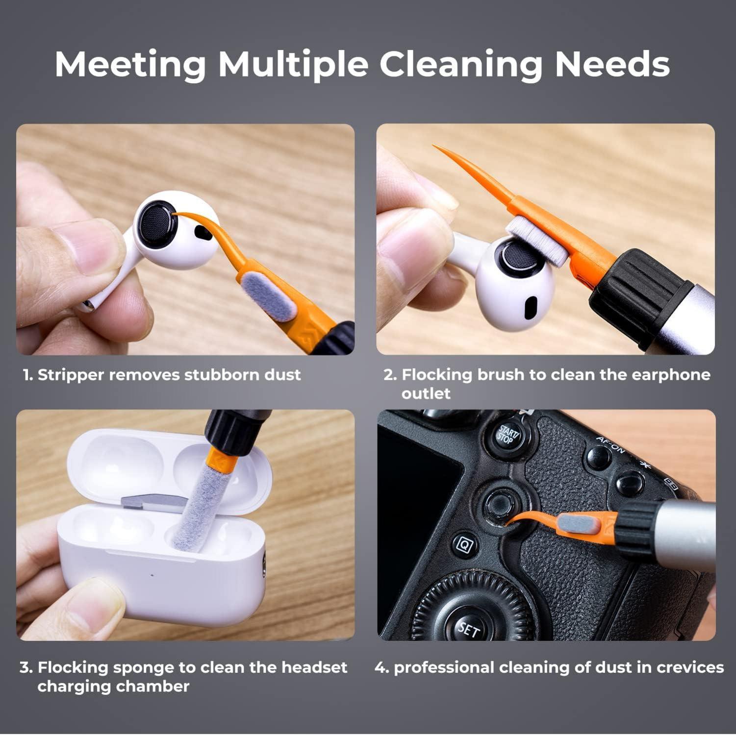 Reinigungsset 5-in-1 Kompatibel mit APS-C Kameras Handy Airpods Kopfhörer DSLR
