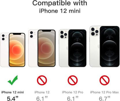 5-in-1 Schutzhülle für iPhone 12 Mini + Panzer Glas + Kameraschutz