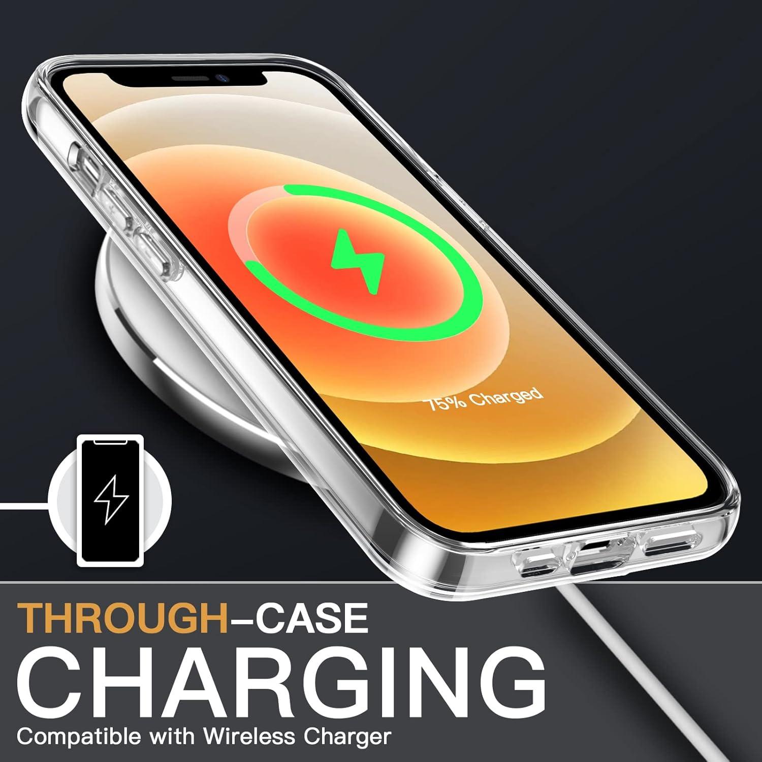 Schutzglas Hülle für iPhone 12 Mini 5,4 Zoll + Schutzfolie + Kameraschutz