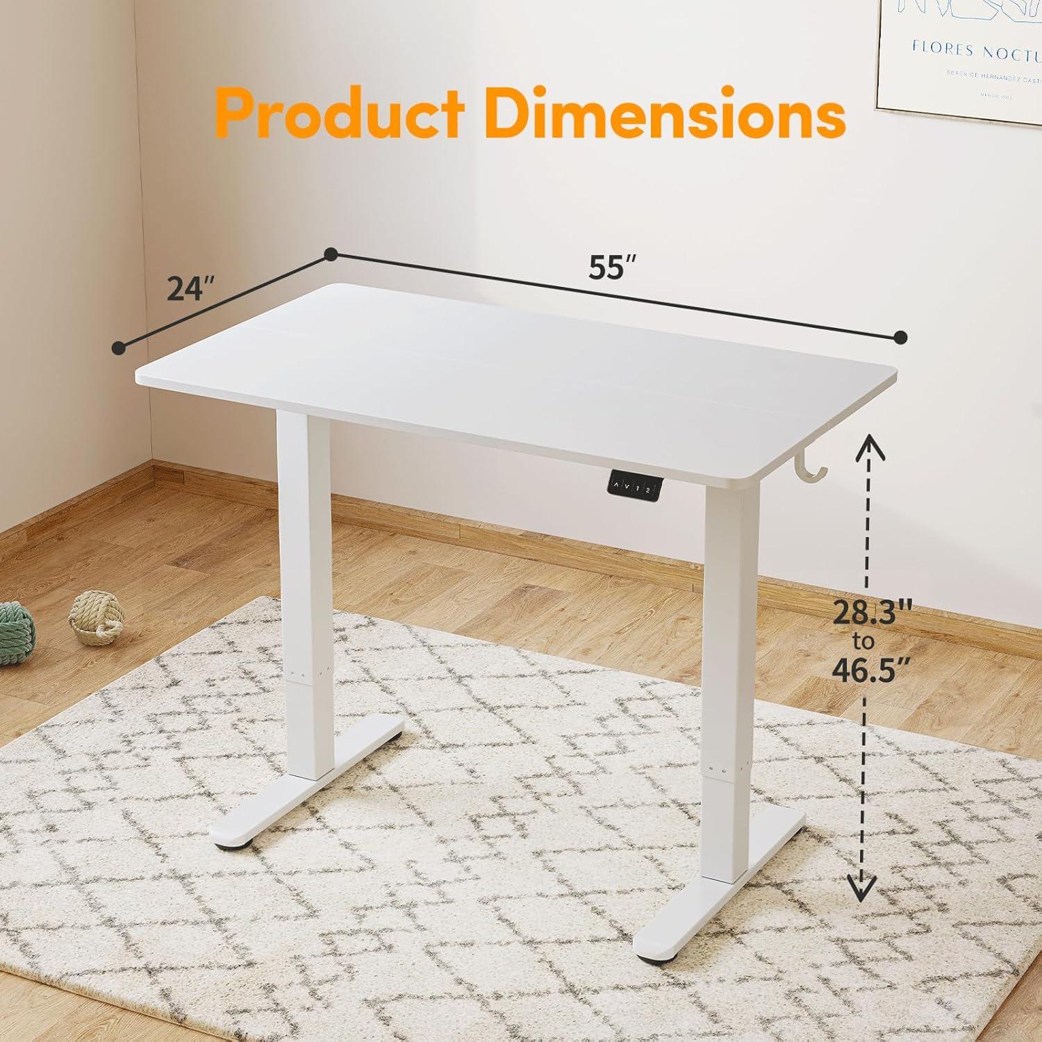 Höhenverstellbarer Elektrischer Schreibtisch 140x60cm