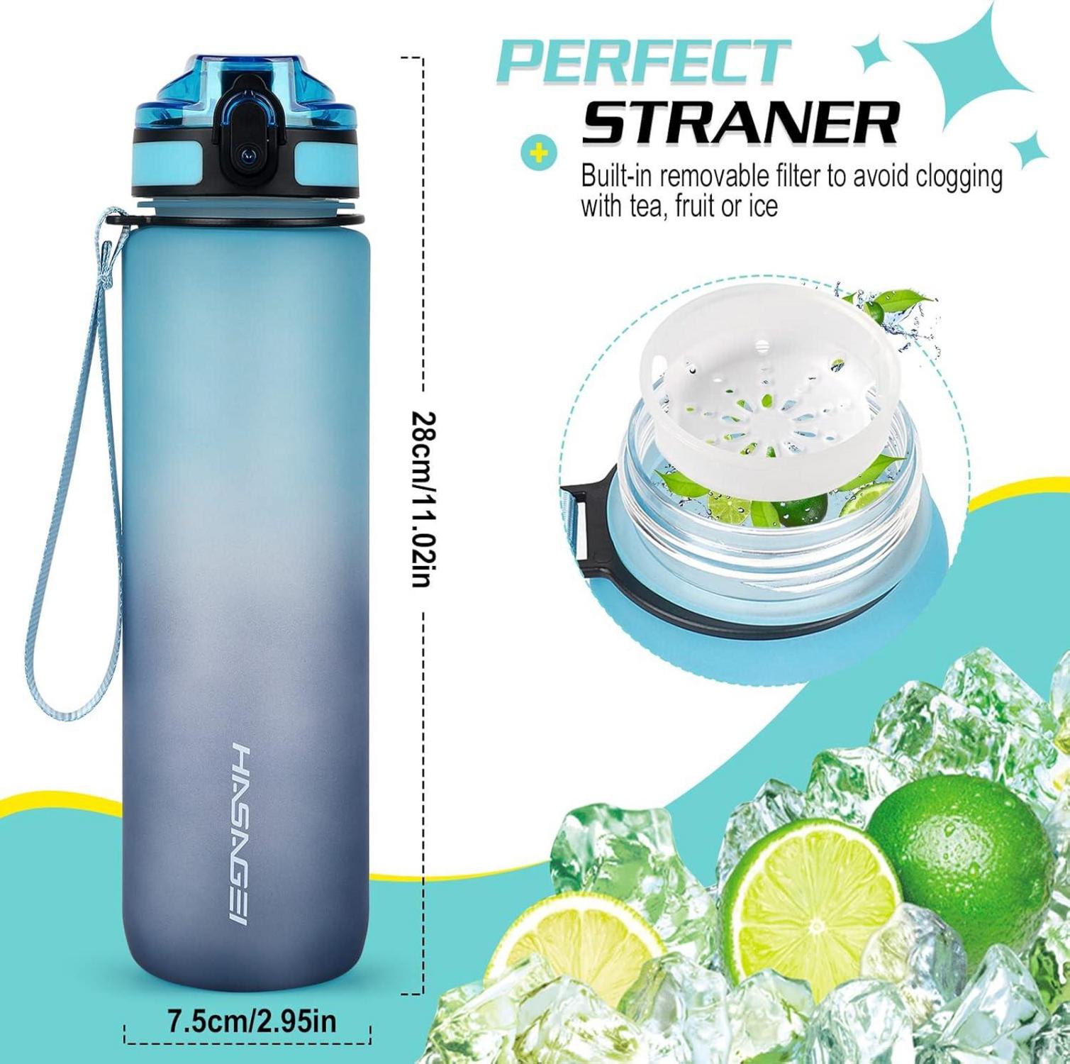 Sports Trinkflasche 1L BPA Frei Tritan mit