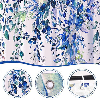 Duschvorhang Blau 180x200cm Wasserdicht & Schimmelresistent
