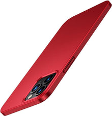 TORRAS Ultra Dünne iPhone 14 Pro Max Hülle mit 2 Schutzglas Rot