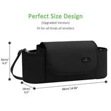 Kinderwagen Organizer Tasche mit Isolierten Getränkehalter