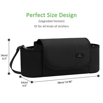 Kinderwagen Organizer Tasche mit Isolierten Getränkehalter