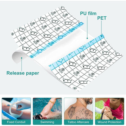 Wasserdichte Duschpflaster 20er Pack | Tattoo Aftercare & Erste Hilfe