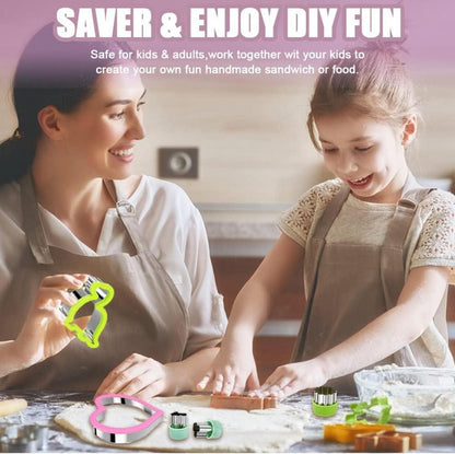 12er Dino Gemüse Ausstecher Set Brot Sandwich Keks Ausstechformen Bento Sushi