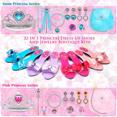 Kinderschminke Set Mädchen Prinzessin Schuhe Elsa Make-up