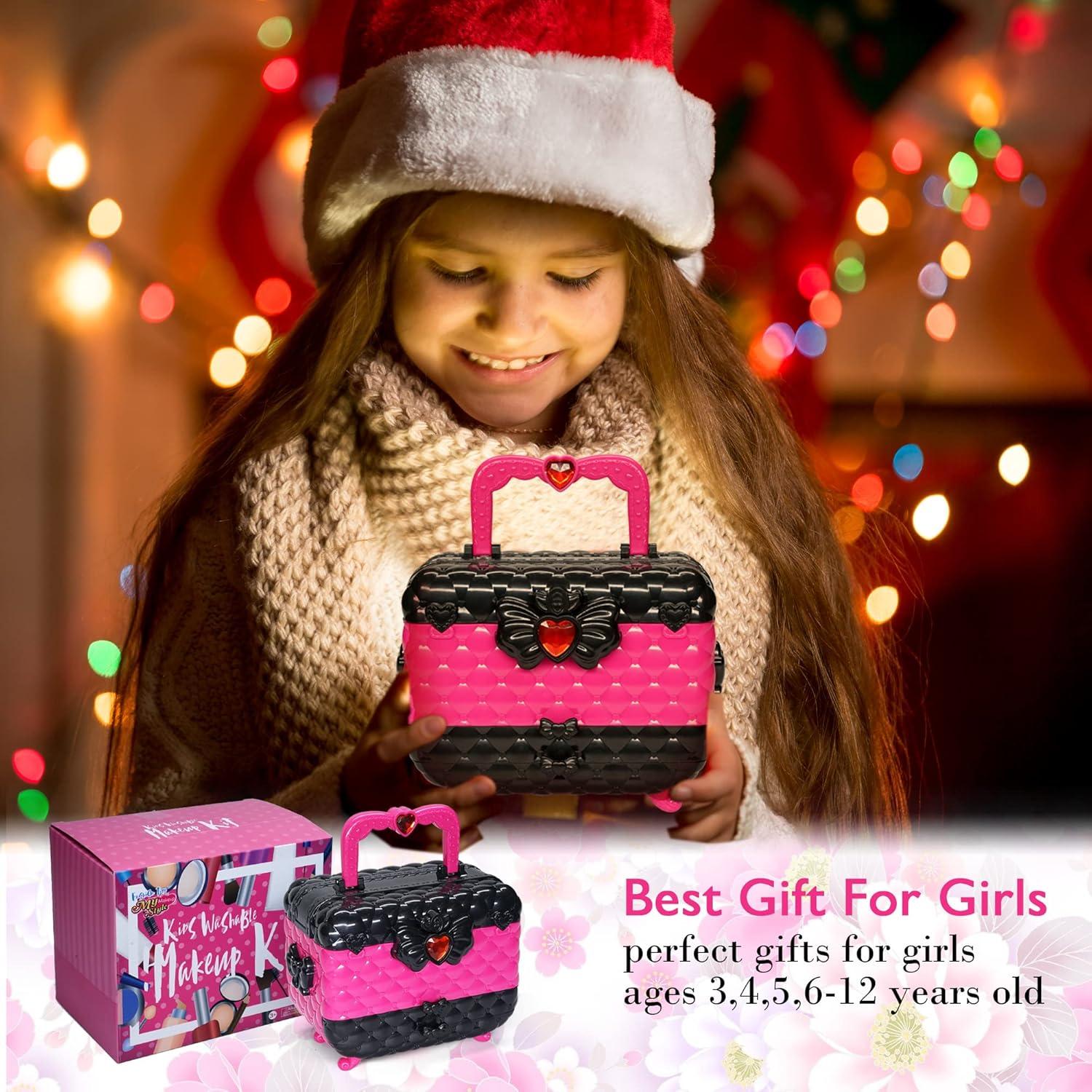 Kinderschminke Mädchen Schminkset Make Up Set 57-teilig Weihnachts Geschenke