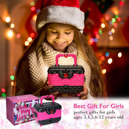 Kinderschminke Mädchen Schminkset Make Up Set 57-teilig Weihnachts Geschenke