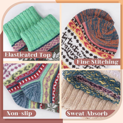 Wollsocken Damen Geschenke Weihnachten: Warme Thermosocken