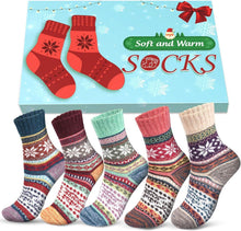 Thermosocken Wollsocken Weihnachtsgeschenke Damen warme Socken