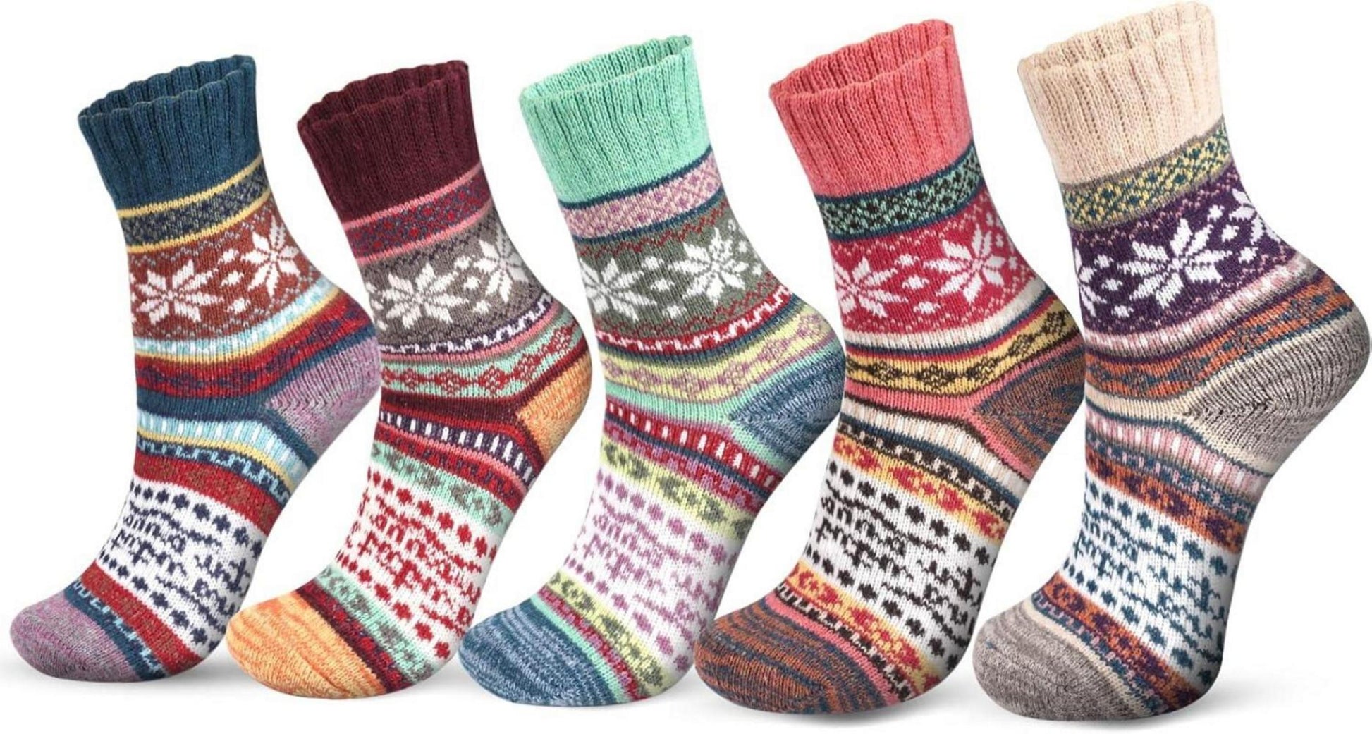 Wollsocken Damen Weihnachtsgeschenke Warme Thermosocken 2023
