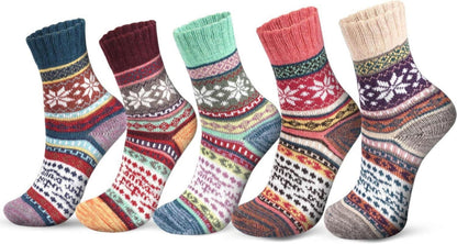 Wollsocken Damen Weihnachtsgeschenke Warme Thermosocken 2023