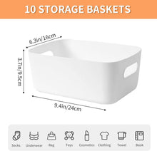 LYLIDIA 10 Stück Aufbewahrungsbox Kunststoff Organizer für