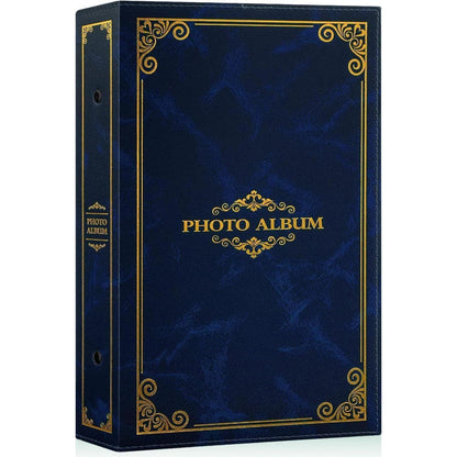 Fotoalbum 10x15cm Einsteckalbum für 300 Fotos Blau