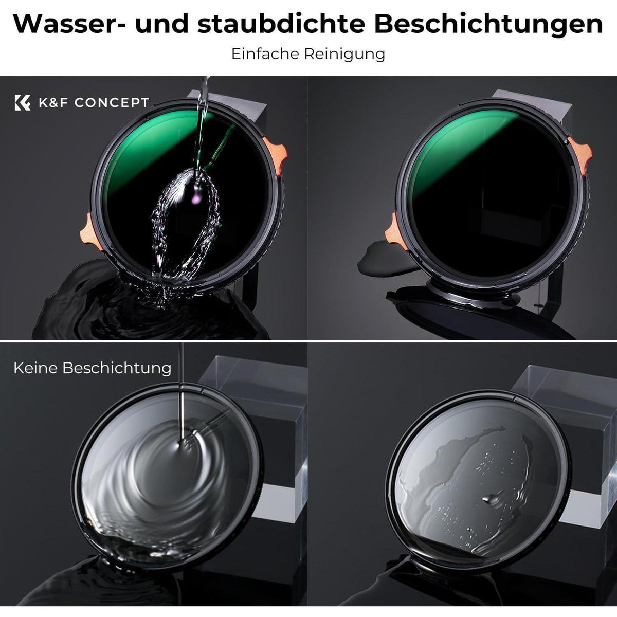 Variabler ND & CPL Filter 52mm 2-6 Blendenstufen Nano-Beschichtung