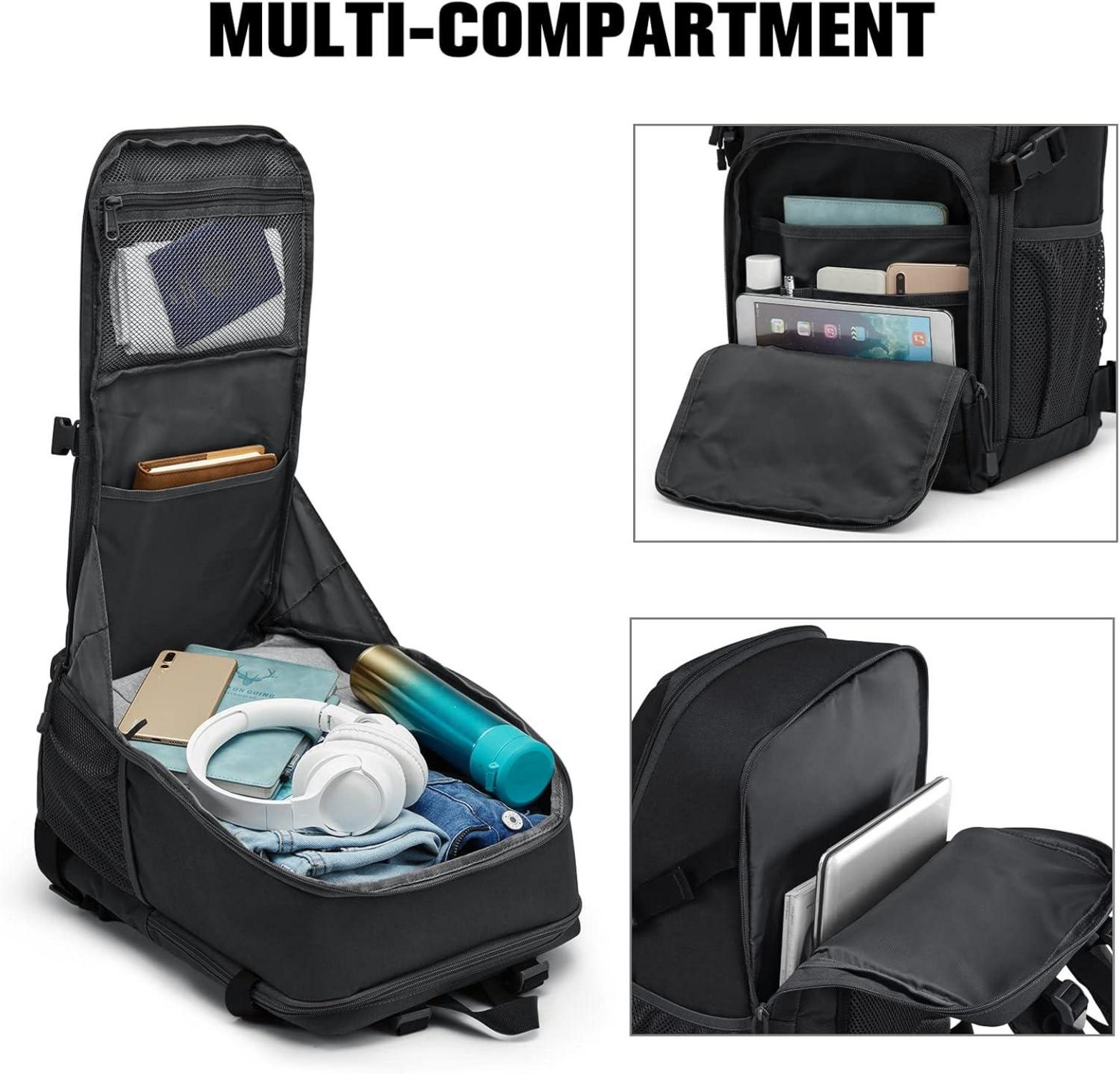 Taktischer Rucksack 35L Armee Assault Pack Molle Daypack Outdoor Schwarz