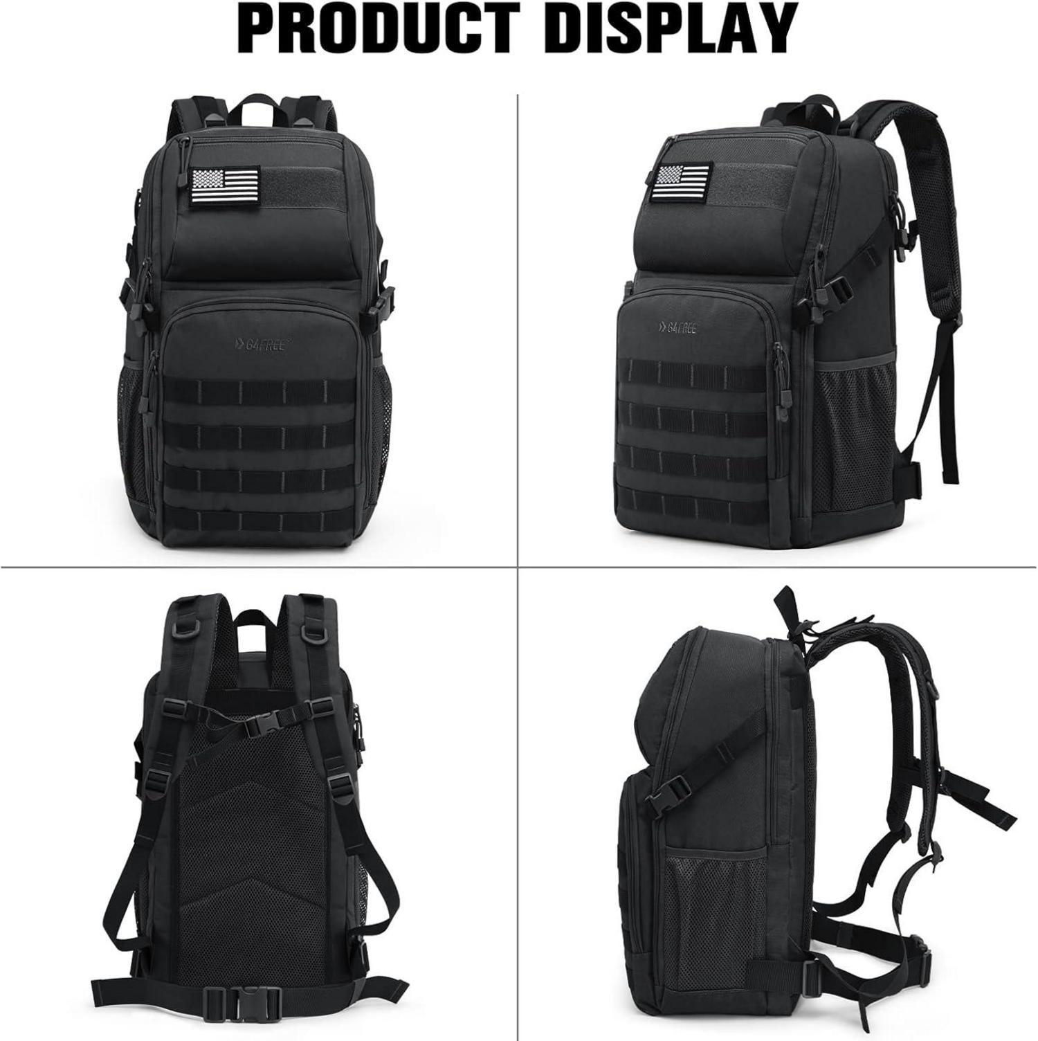 Taktischer Militärrucksack 35L Großes Molle-Rucksack Daypack für