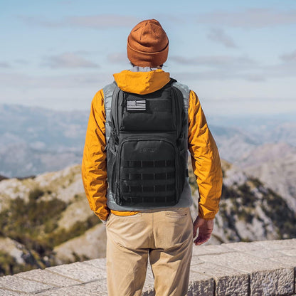 Taktischer Rucksack 35L Armee Assault Pack Molle Daypack Outdoor Schwarz