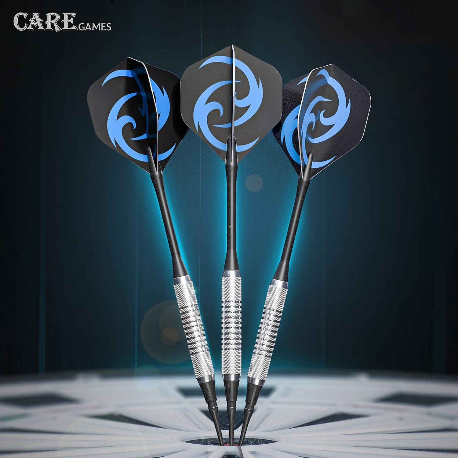 Softdart Set 16 Gramm Dartscheiben Profi Spieler Zubehör