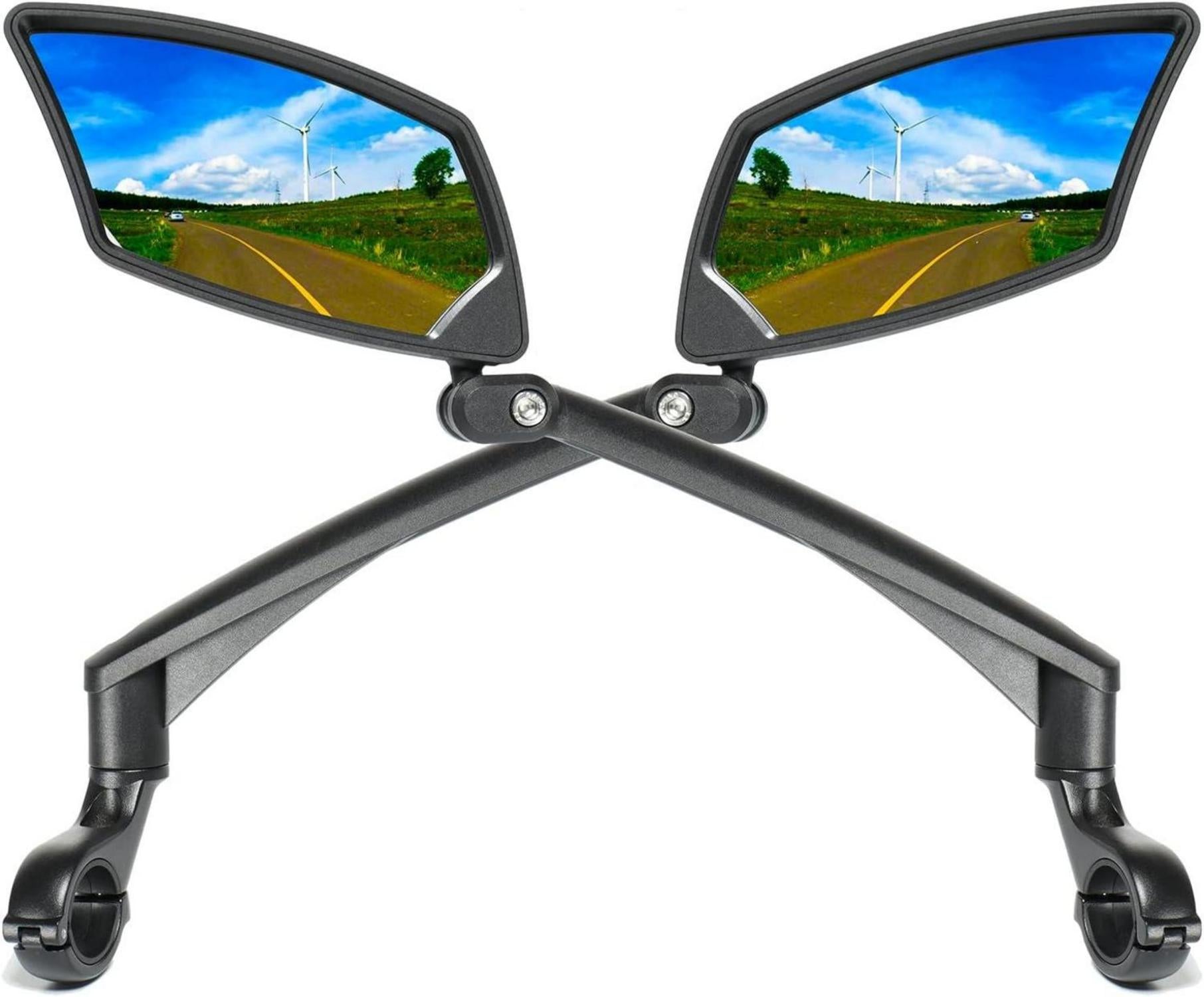 Fahrradspiegel mit Glaslinse, justierbar, drehbar, sicher: SilverLens